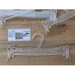 Плечики для білизни напівпрозорі ВБ-1 (24СМ)